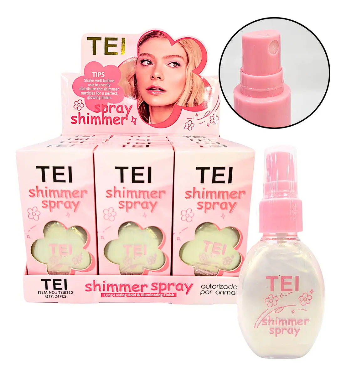 Iluminador Shimmer spray TEI